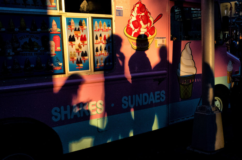 Ice Cream Truck and Shadows, Union Square