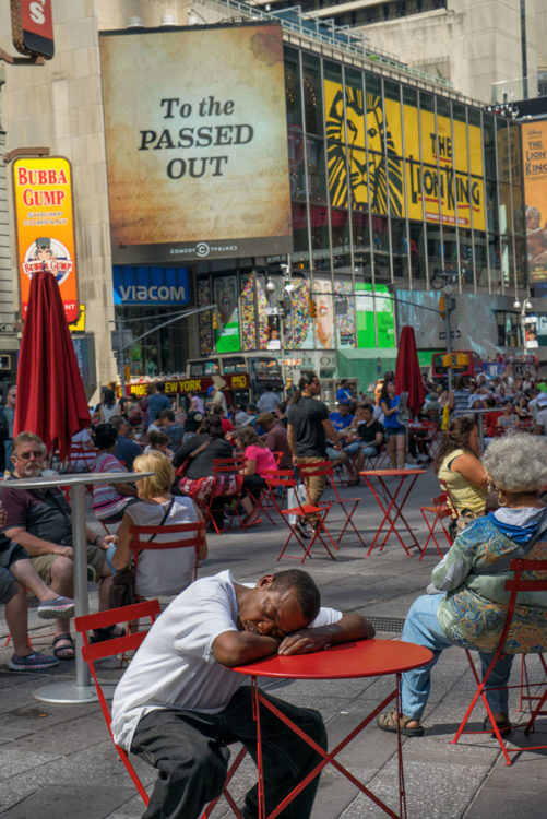 To the Passed Out, Times Square
