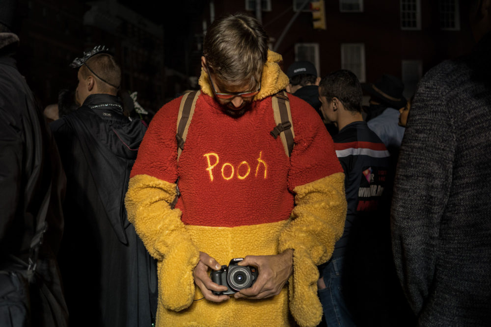 Winnie the Photographer, NYC Halloween Parade