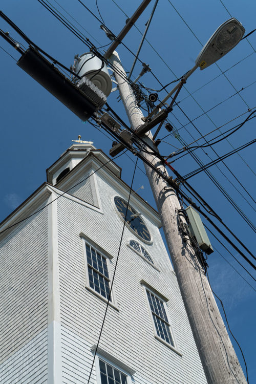 Church and Power Lines, Nantucket