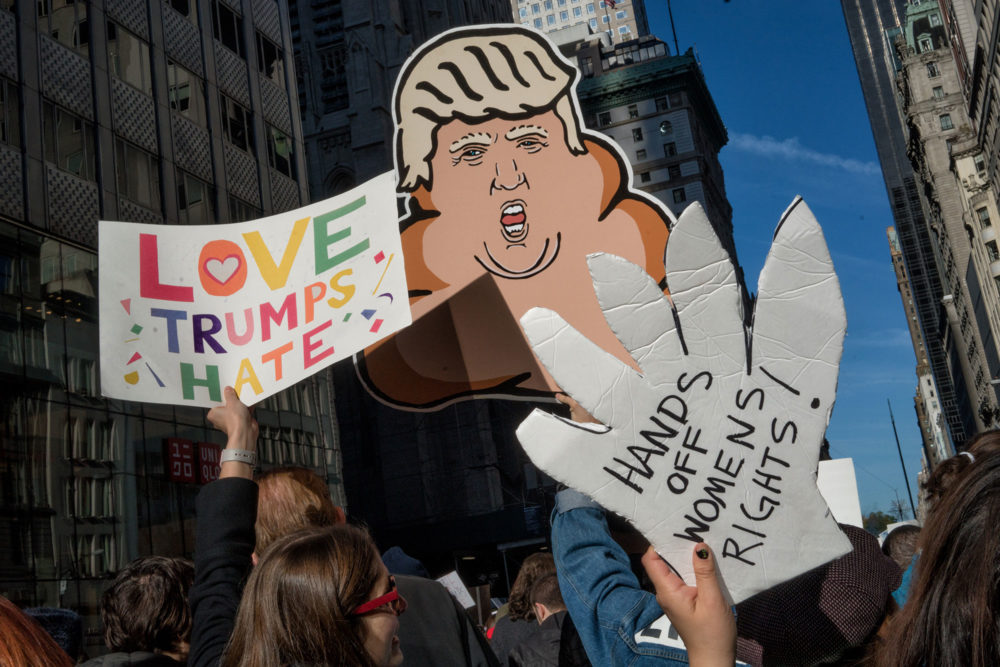 Anti-Trump Protest, Fifth Avenue