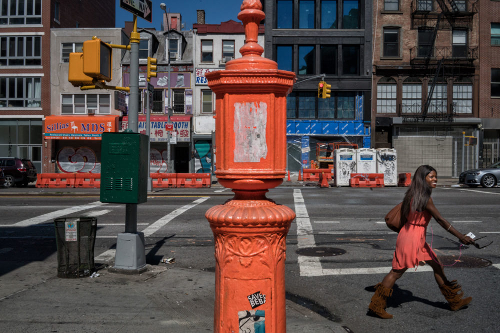 Orange Accents, The Bowery