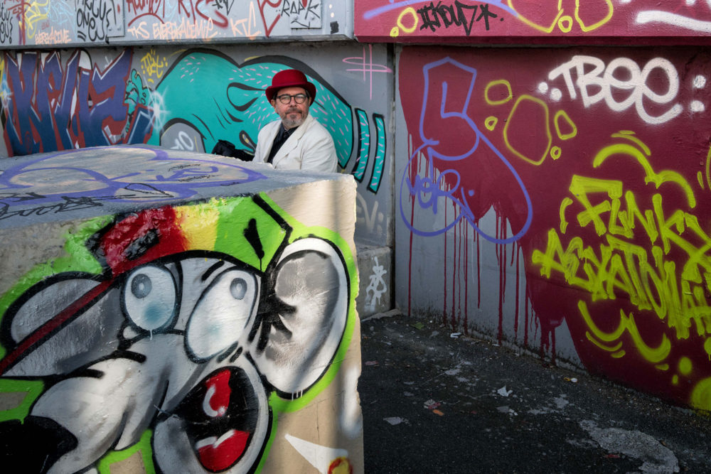 Red Hat and Graffiti, East London