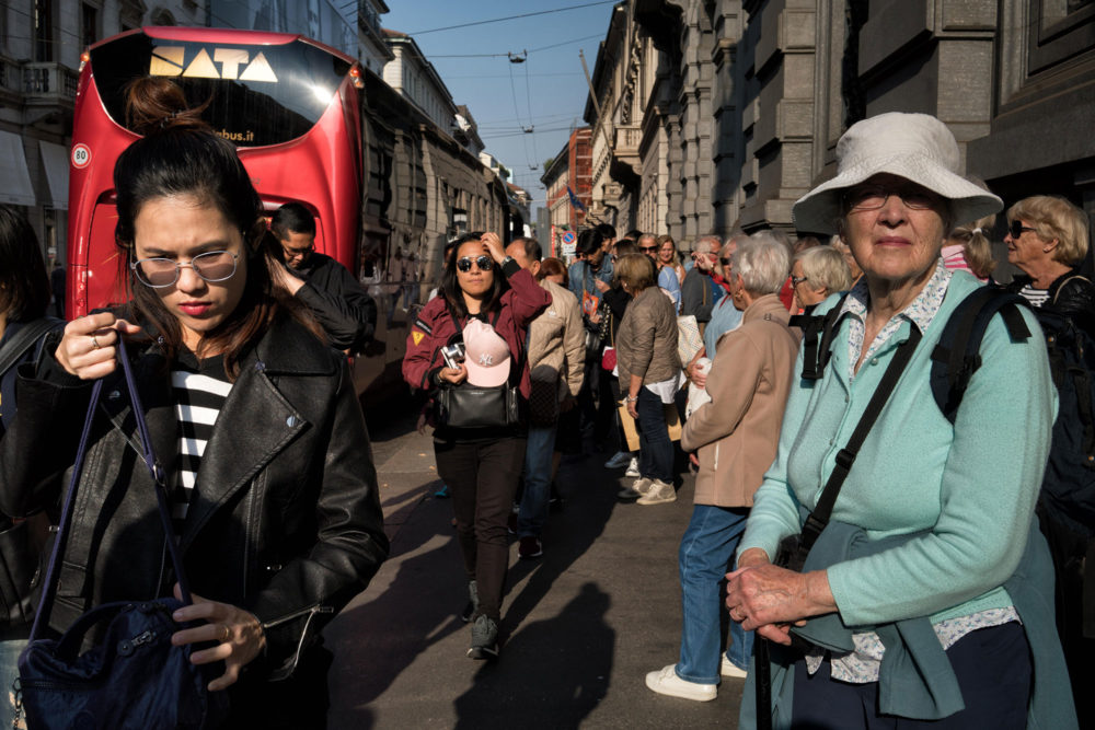 Tourists, Via Alessandro Manzoni, Milan
