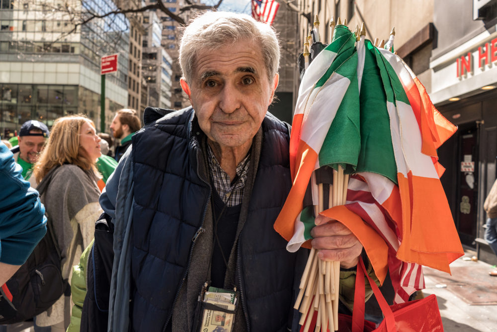 Flag Vendor, St. Patrick's Day Parade