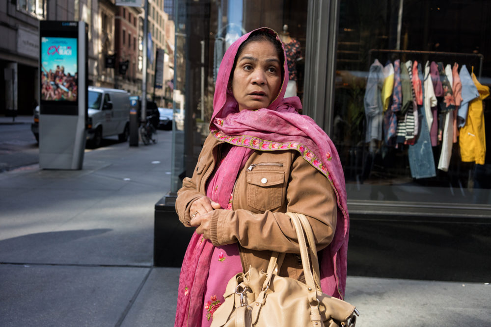 Pink Scarf, Fifth Avenue