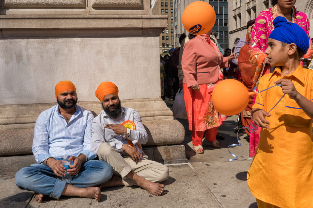 Sikh Parade, Orange Balloons