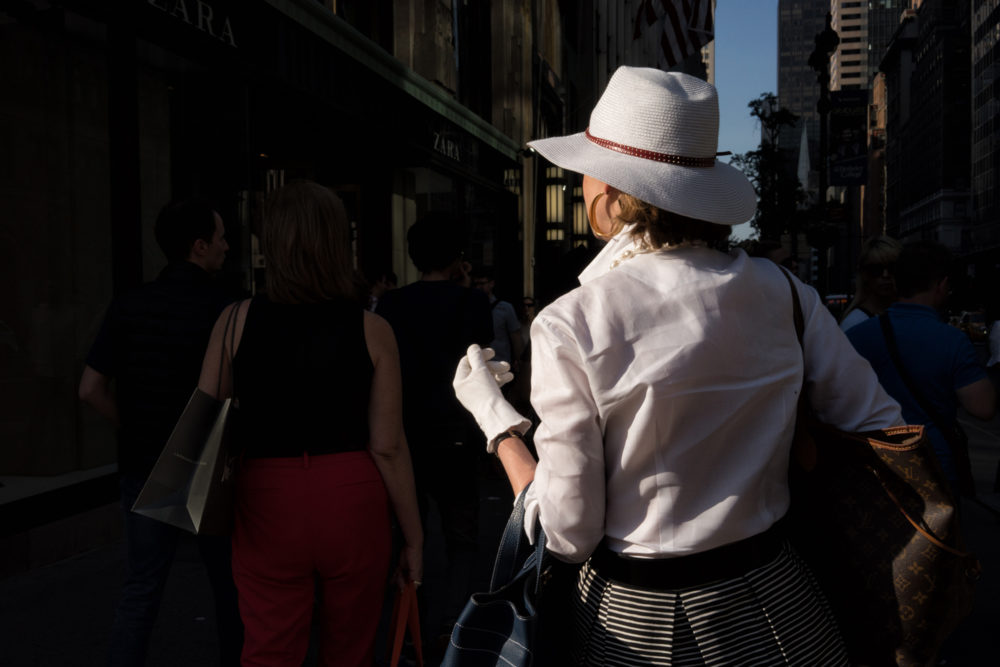 Woman in White, Fifth Avenue