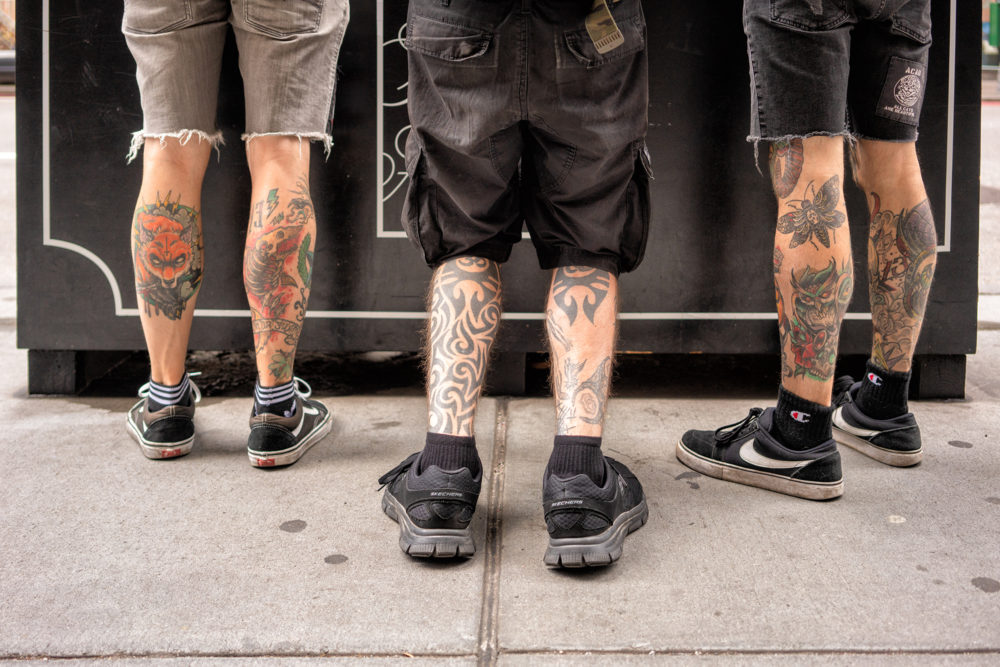 Trio with Tattoos, Fifth Avenue