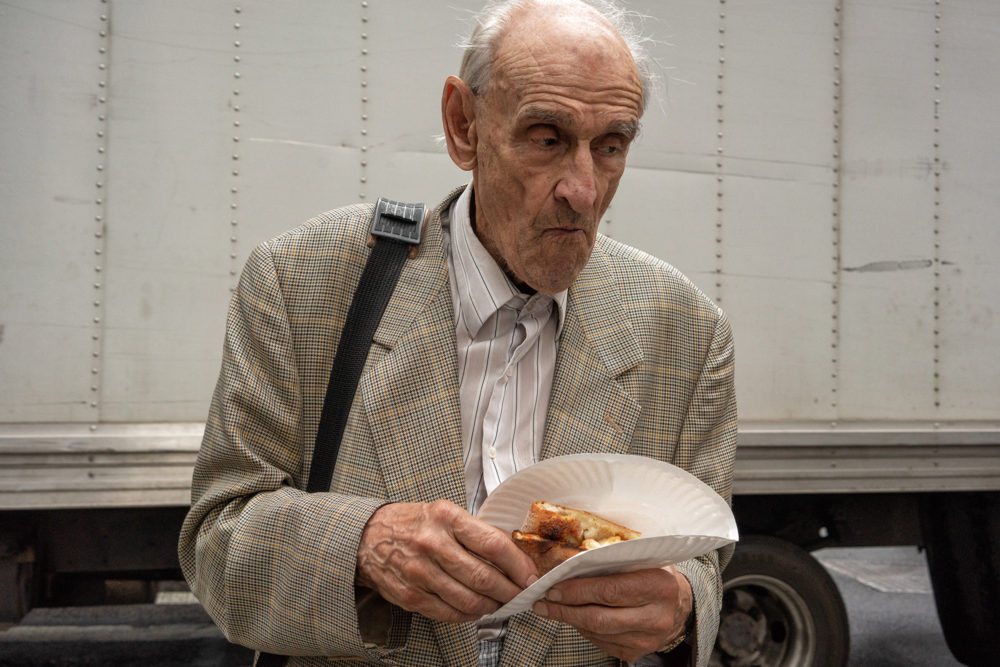 Old Man and Pizza, Broadway