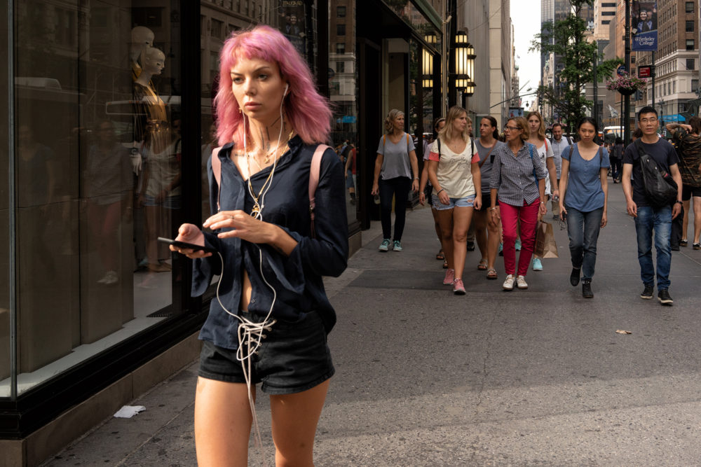 Pink Hair, Fifth Avenue
