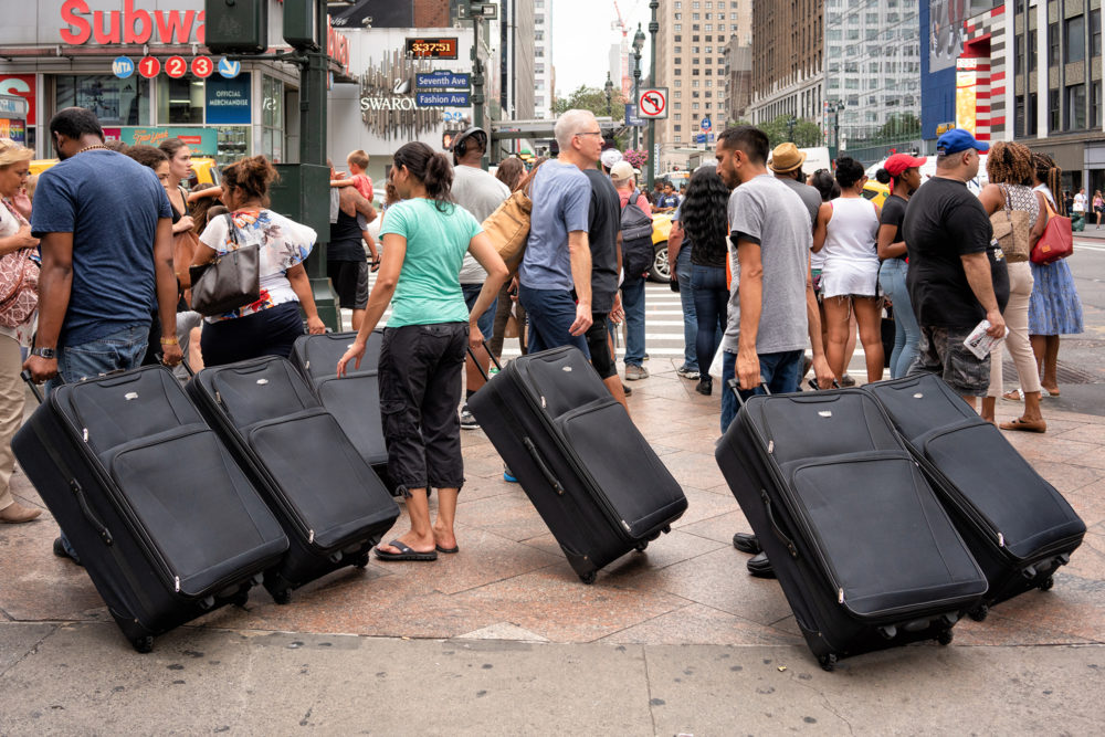 Sea of Luggage, 34th Street