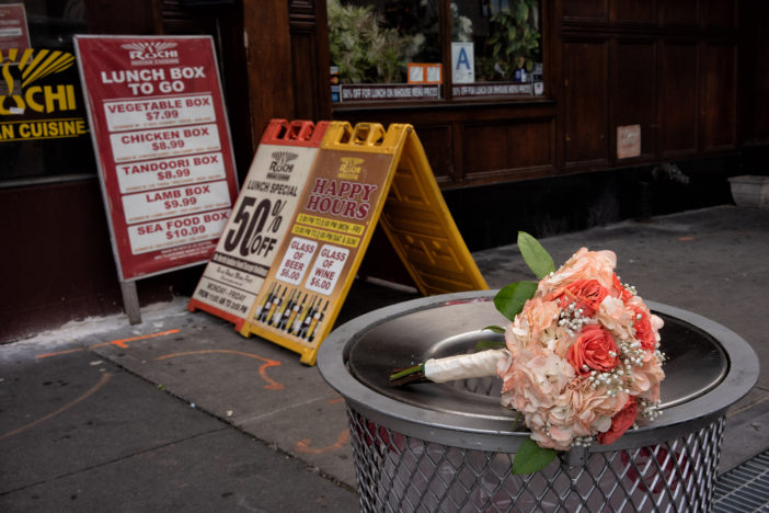 Abandoned Flowers, Greenwich Street