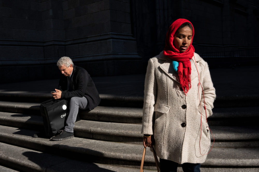 Red Scarf, 5th Avenue