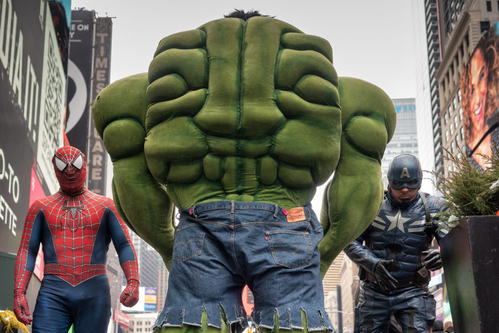 Hulk, Times Square