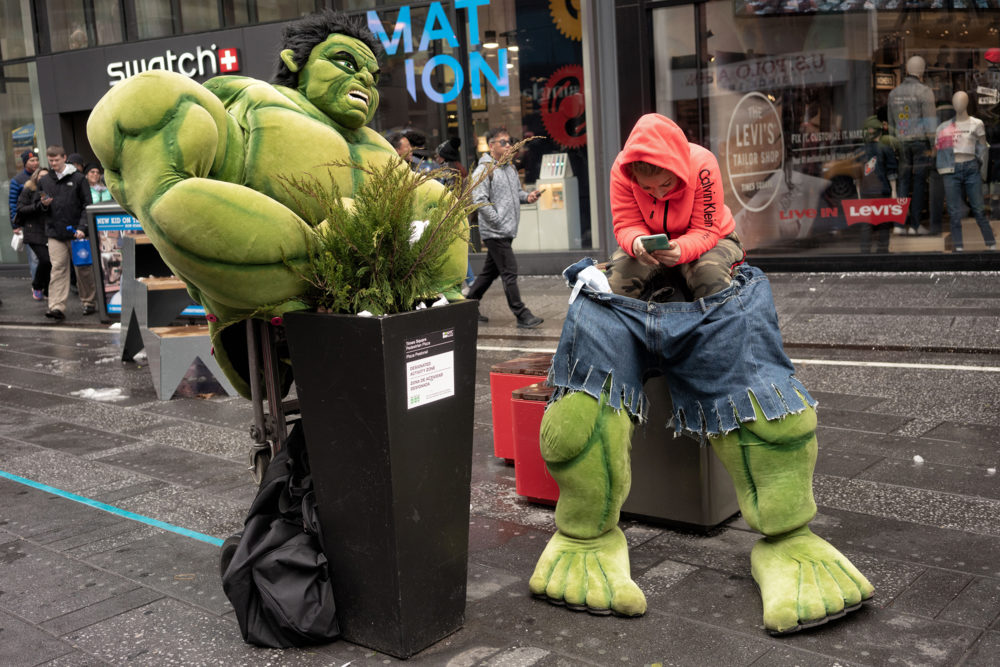 Hulk Undressed, Times Square