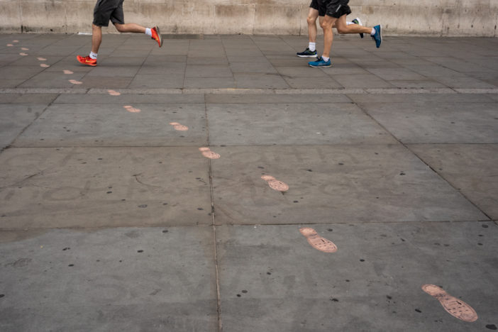 Runners, Trafalgar Square
