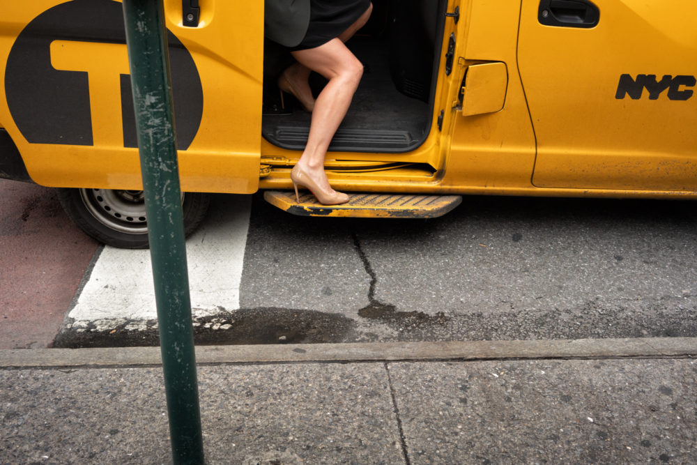 Leg and Taxi, Fifth Avenue