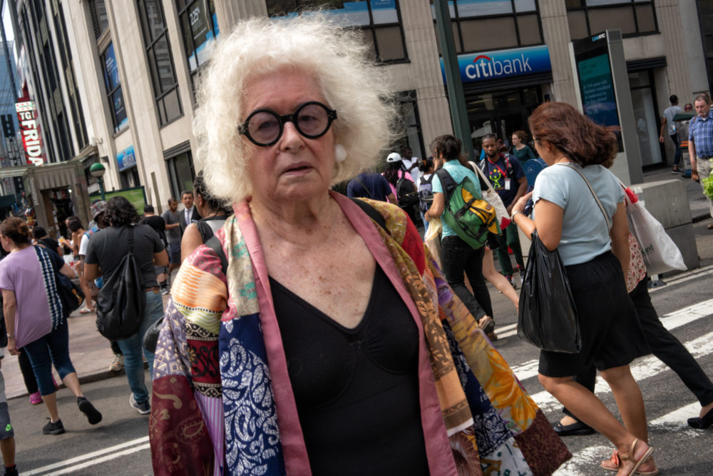 Lady in the Crosswalk, 34th Street